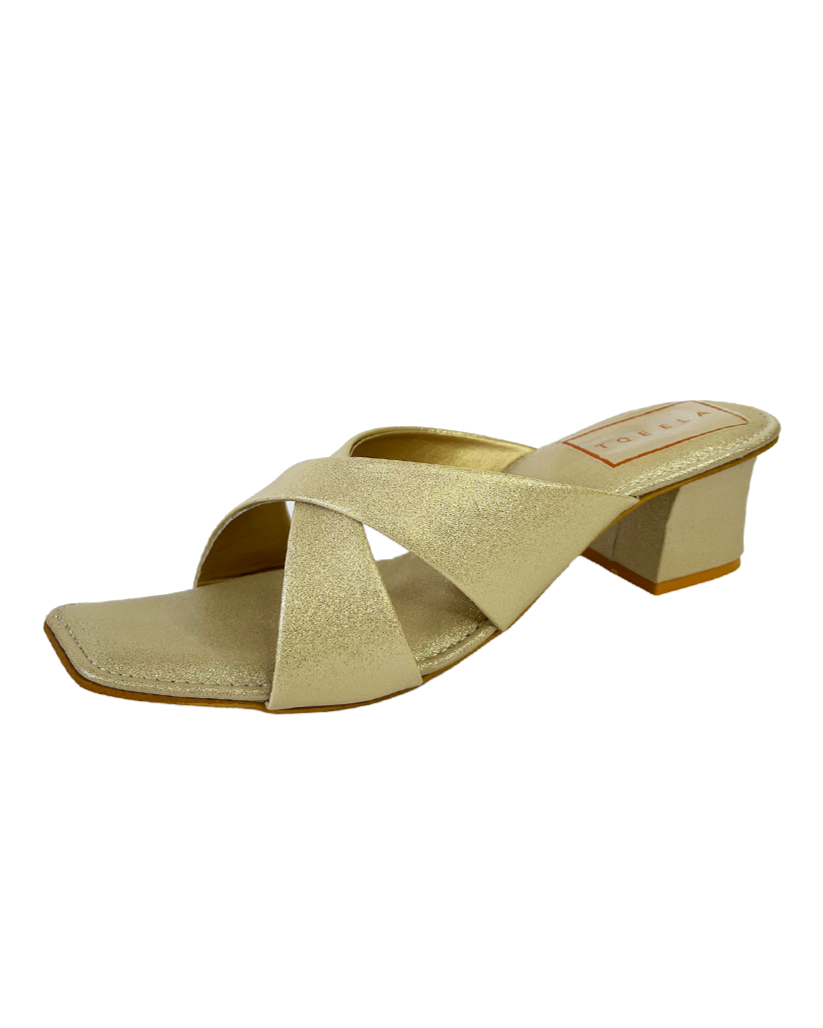 Shelly Heels Golden