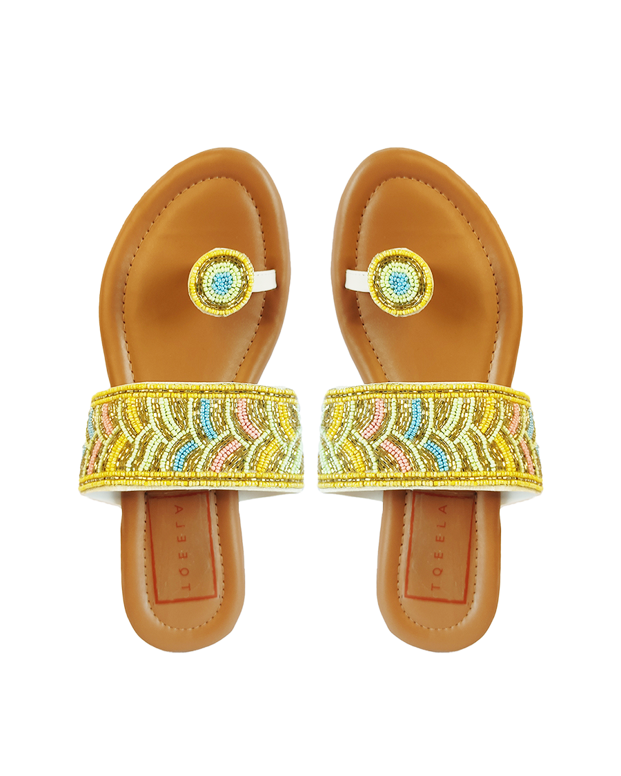 Candace Embroidered Kolhapuri