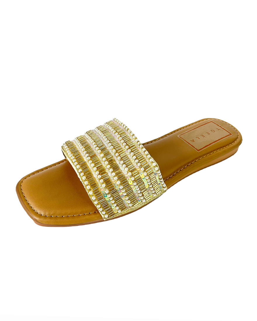 Swarna Embroidered Flats